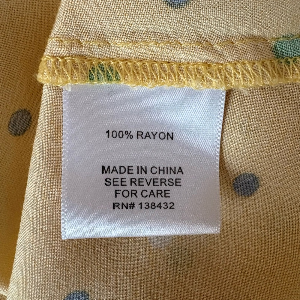 Modcloth Yellow Polka Dot Sleeveless Blouse - Picture 5 of 5
